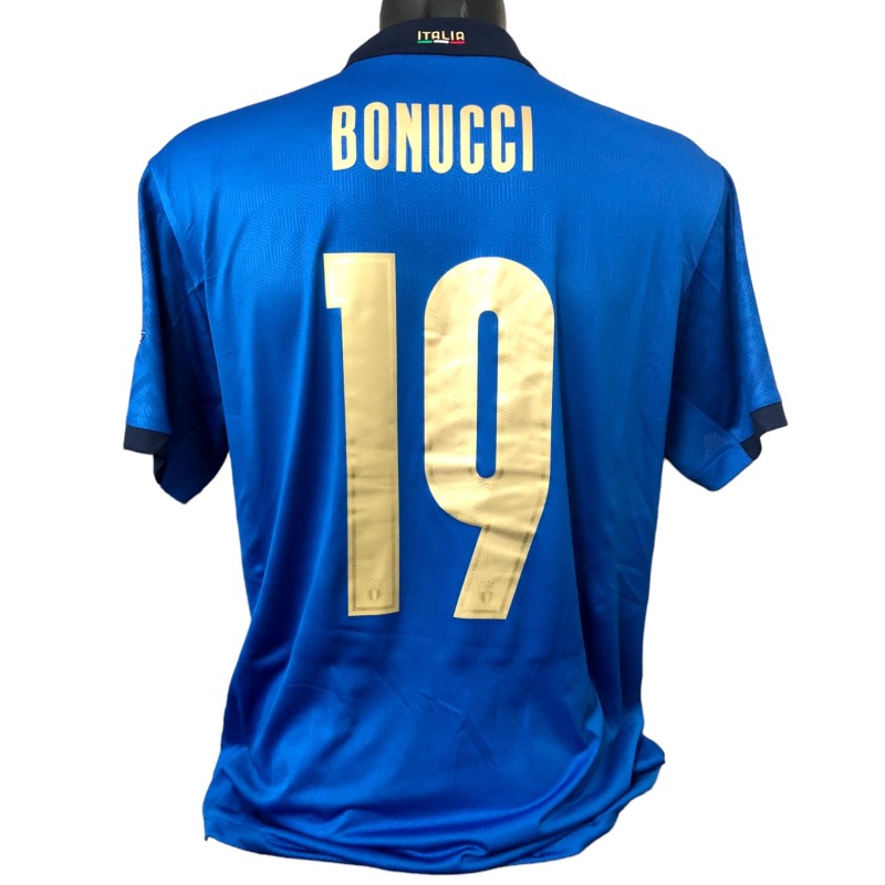 Bonucci's Match Shirt Italy vs England, European Championship Final 2021