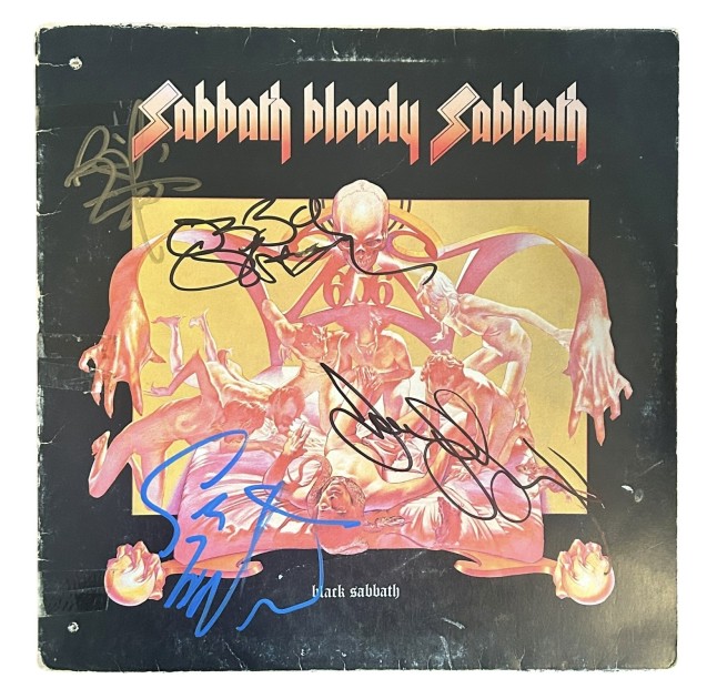 LP in vinile firmato dai Black Sabbath