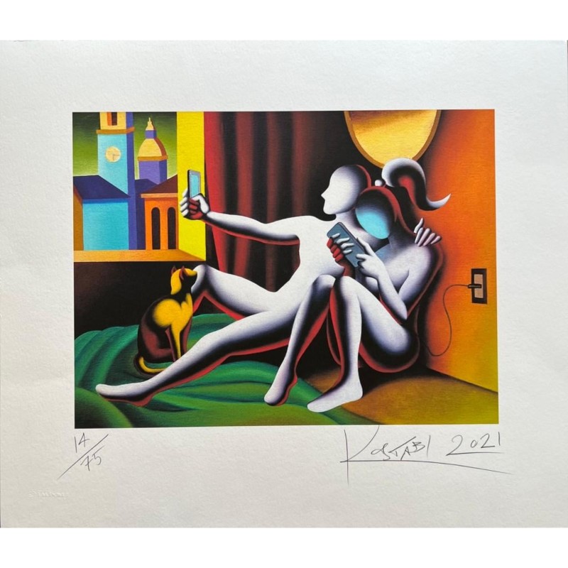 "Self Awarness" by Mark Kostabi