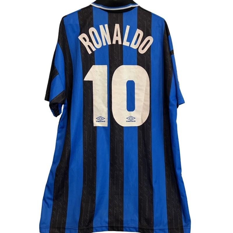 Ronaldo's Inter Match Shirt, 1998/99 - CharityStars