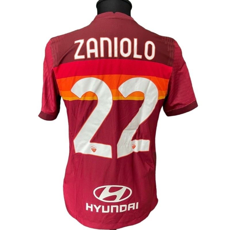 Zaniolo's Official AS Roma Shirt, 2020/21