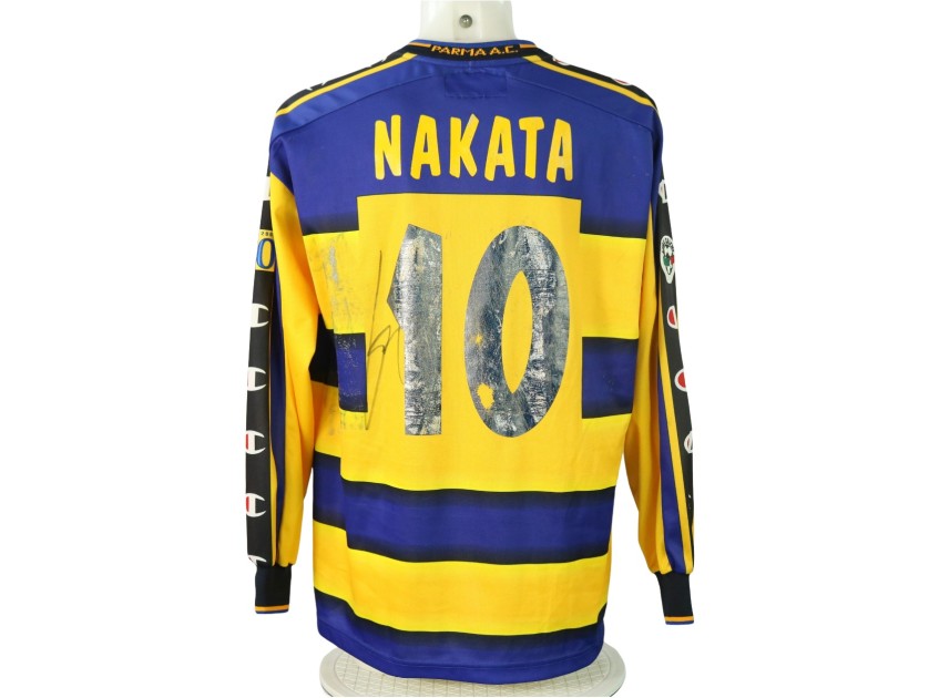 Maglia Nakata Parma, preparata 2002/03 - Autografata