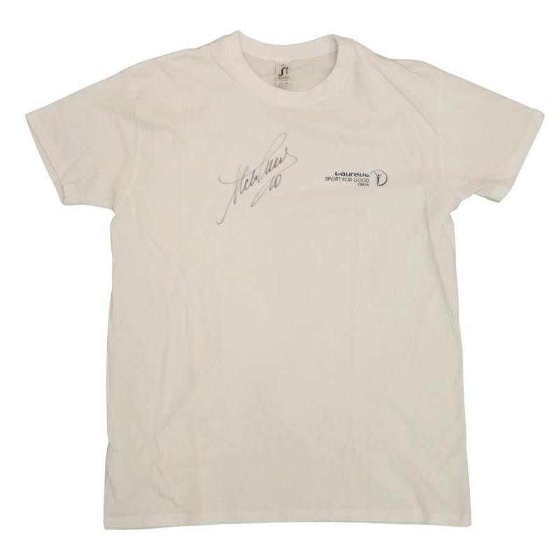 Maglietta Fondazione Laureus - Autografata da Alex Del Piero
