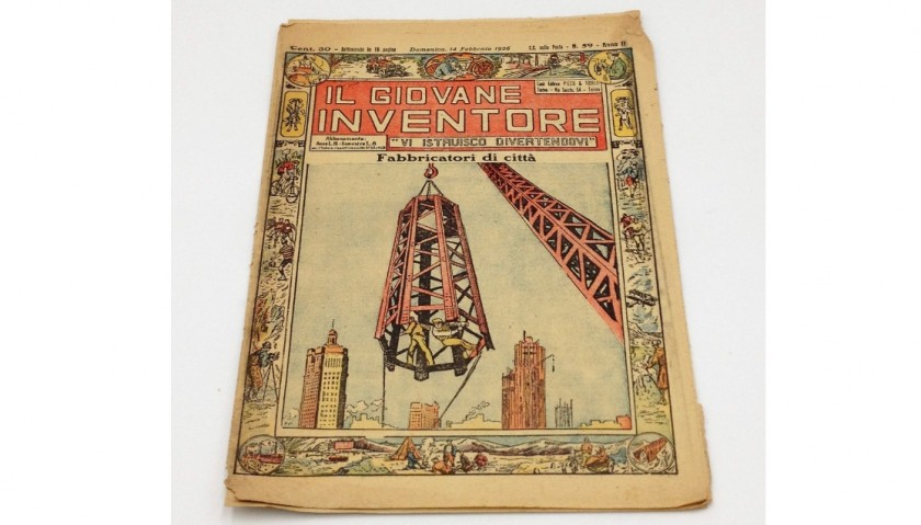 "Il giovane inventore" Magazine, February 14, 1926