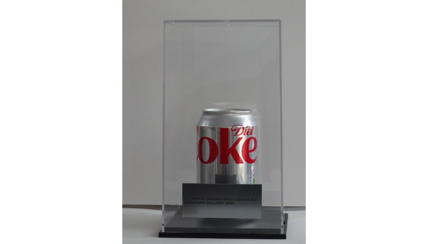 Diet Coke Can with Damien Hirst Embossed Signature