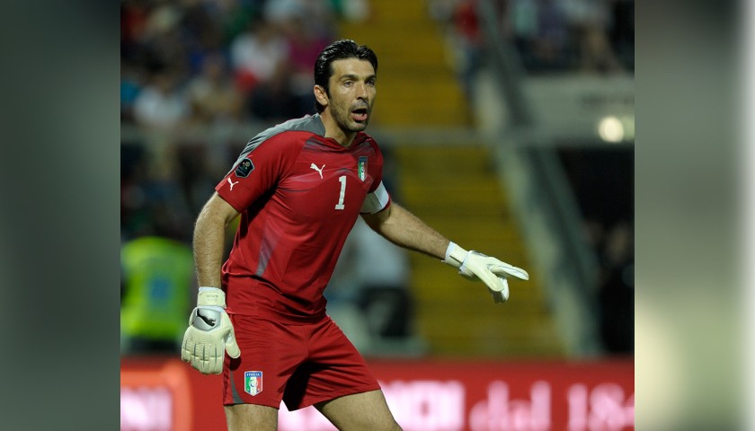 Buffon's Match-Issue Italy Shirt, 2010 World Cup