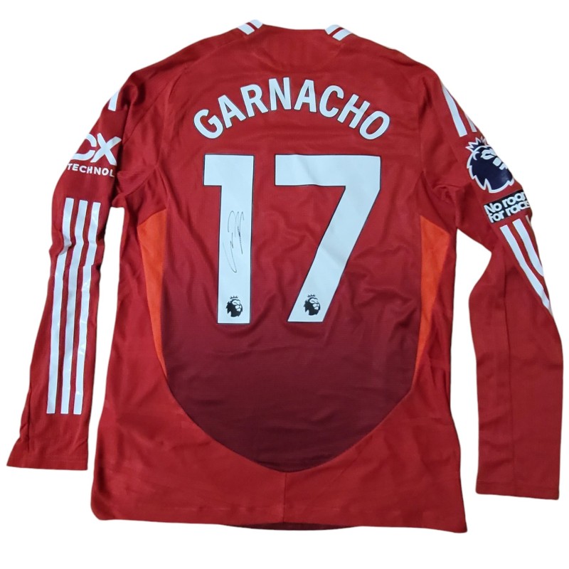 Garnacho's Issued Signed Shirt, Manchester United 2024/25