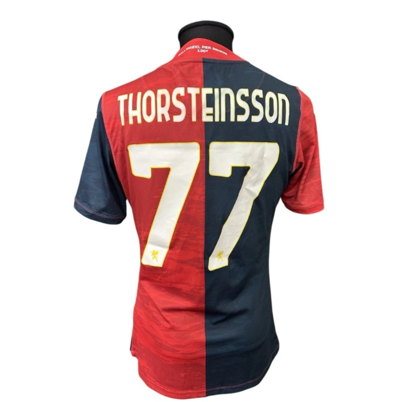 Thorsteinsson's Genoa Match-Worn Shirt, Primavera 2023/24
