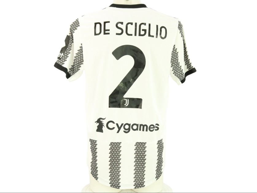 De Sciglio's Juventus Match Shirt, 2022/23
