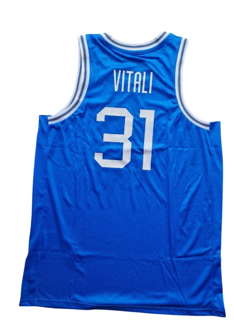 Luca Vitali's Italia Basket Match-Issued Jersey