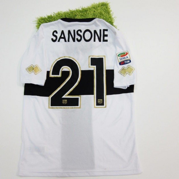 Sansone match worn shirt, Parma, Serie A 2013/2014