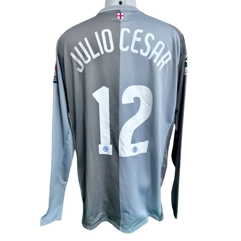 Julio Cesar's Inter Match-Issued Shirt, Roma vs Inter Italian Cup Final 2007