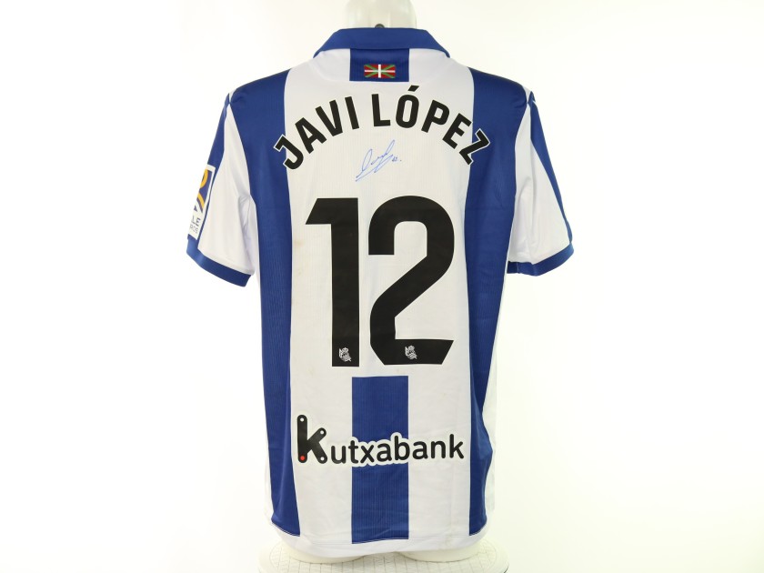 Javi Lopez's Real Sociedad vs Getafe Signed Unwashed Shirt, 2025