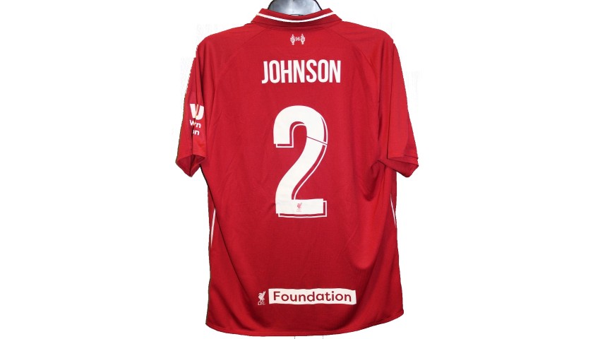 Johnson's Liverpool Legends Game Worn and Signed Shirt