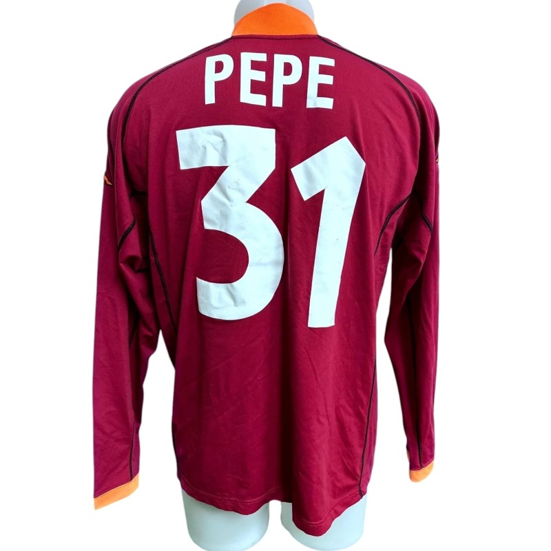 Maglia Pepe Roma, preparata 2001/02