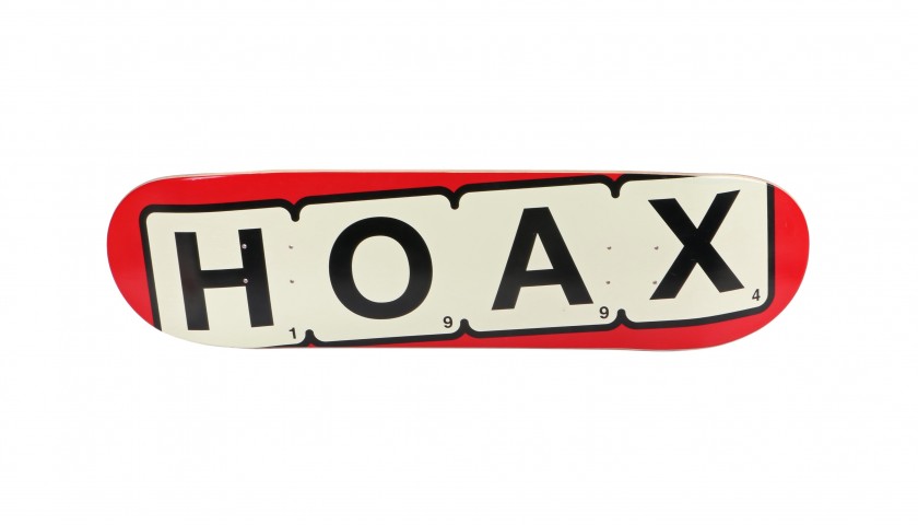 HOAX Skateboard Previously Owned/Used by Ed Sheeran