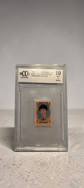 Paul McCartney The Beatles Beckett 10 1964 Hallmark Stamp