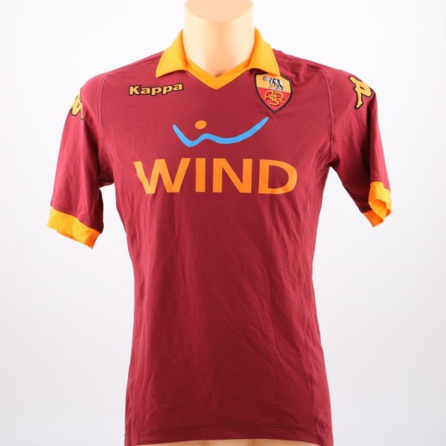 Totti Roma match shirt, Serie A 2012/2013 - signed