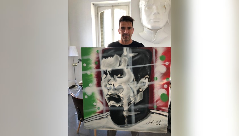 "Gigi Buffon" Artwork by Antonio Shades - Signed