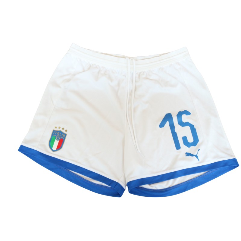 Giacinti's Match-Worn Shorts, Hungary vs Italy 2019