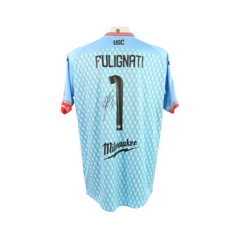 Fulignati's Signed Unwashed Shirt, Cremonese vs Salernitana 2024