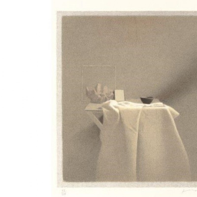 "Diagonale d'ombra" lithography by Gianfranco Ferroni