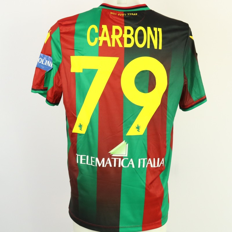 Carboni's Unwashed Shirt, Ternana vs Parma 2024 - Associazione Progetto Flavia Patch