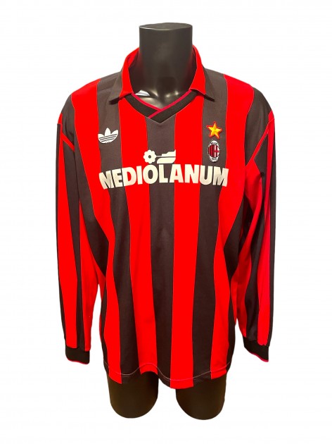 Marco van Basten A.C. Milan Matchworn Shirt vs Sampdoria Serie 1992