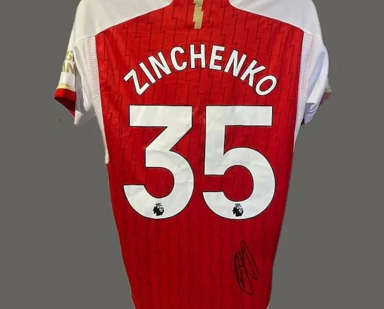 Oleksandr Zinchenko's Arsenal 2023/24 Signed Shirt