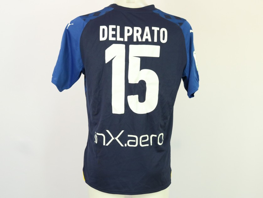 Del Prato's Unwashed Shirt Parma vs Ternana 2023 - Patch 110 Years