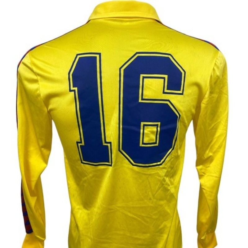 Paco Clos' Match-Issued Shirt, Manchester United vs Barcelona 1984