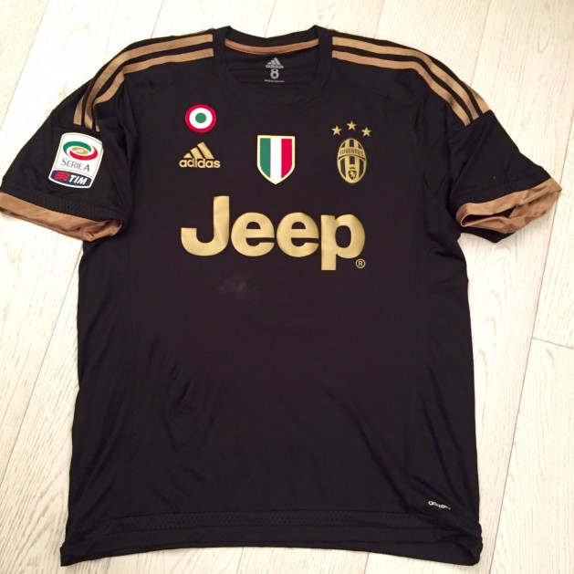 Match worn Morata shirt, Carpi-Juventus Serie A 20/12 - unwashed