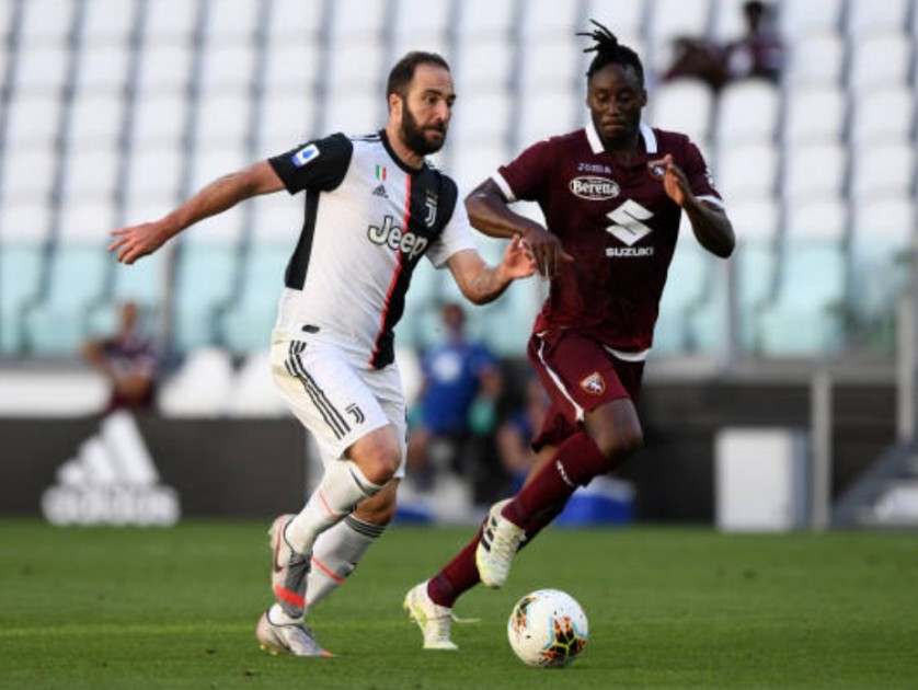 Higuain's Match Shirt, Juventus vs Torino 2020 - Special Patch