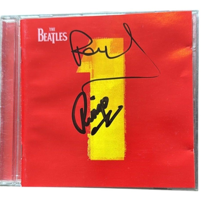 CD autografato dei Beatles