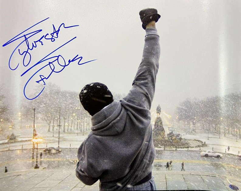 Sylvester Stallone Signed Rocky Movie Picture