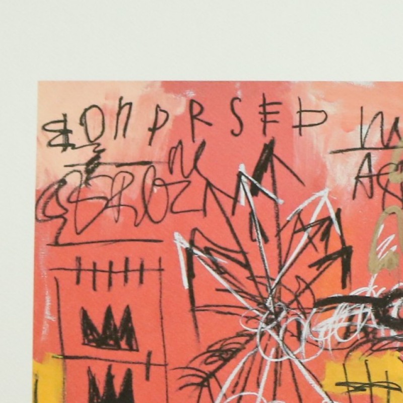 Basquiat Signed Lithograph
