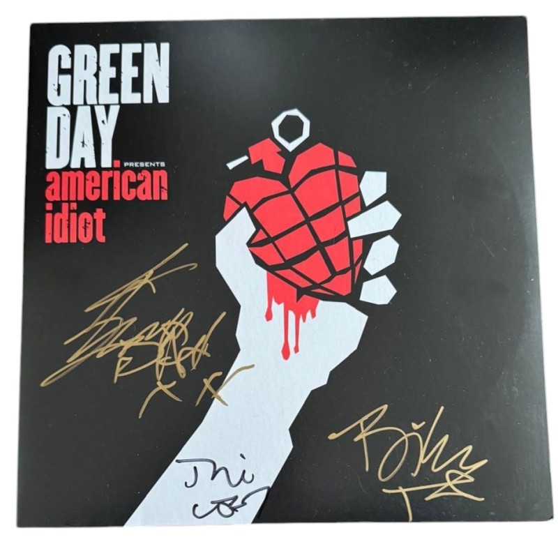 LP in vinile "American Idiot" dei Green Day - Autografato