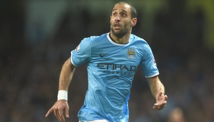 Maglia Pablo Zabaleta Manchester City, 2011/12 - Autografata