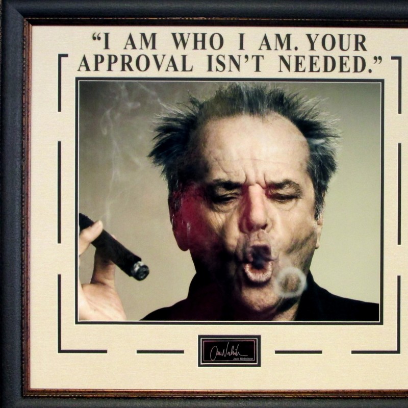 Jack Nicholson "I Am Who I Am" Photograph