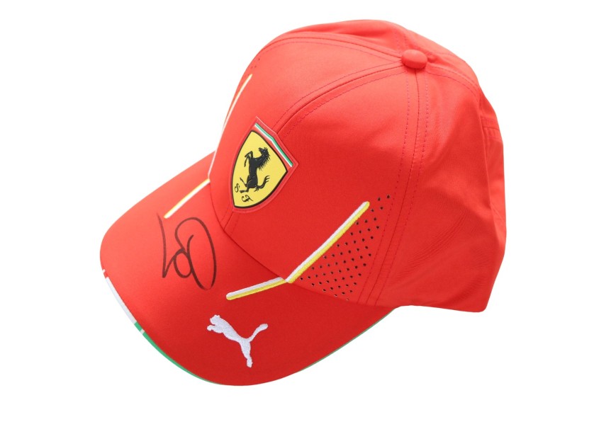 Official Scuderia Ferrari Signed Cap, 2025 - Signed by Lewis Hamilton