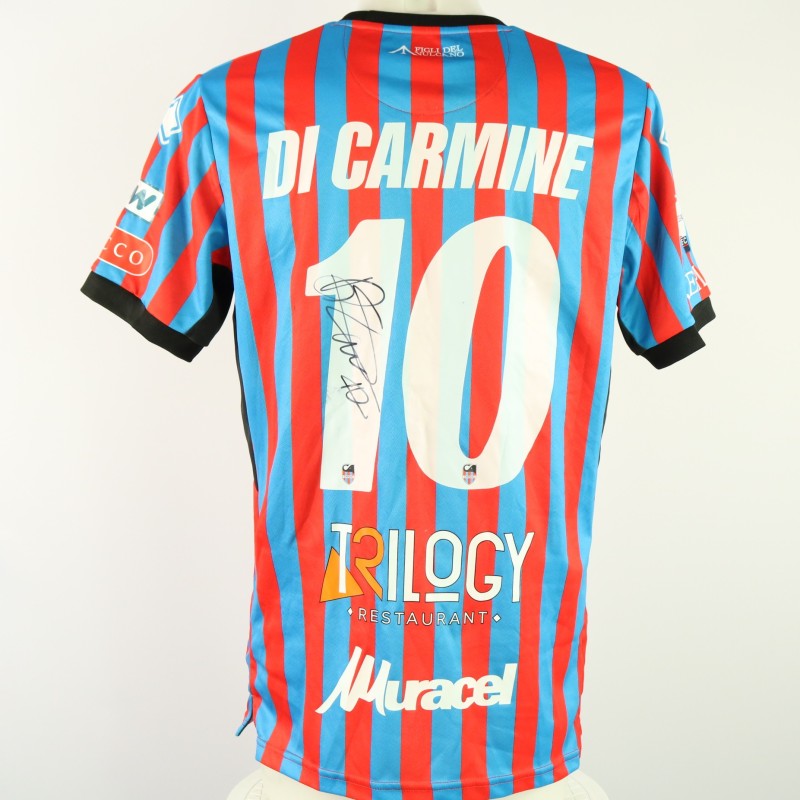 Di Carmine's unwashed Signed Shirt, Virtus Francavilla vs Catania 2024 