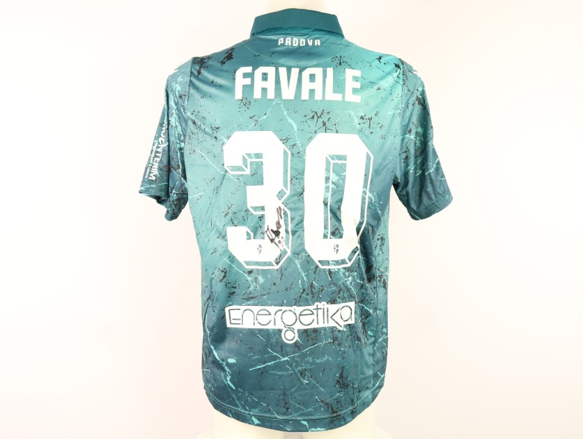Favale's unwashed Signed Shirt, Triestina vs Padova 2023 