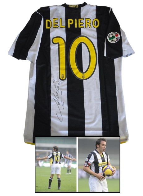 Del Piero's Signed Match-Issued Shirt, Chievo Verona vs Juventus 2008