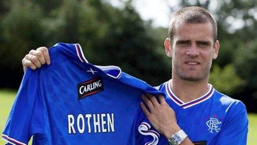 Rothen's Glasgow Rangers Match Shirt, 2009/10