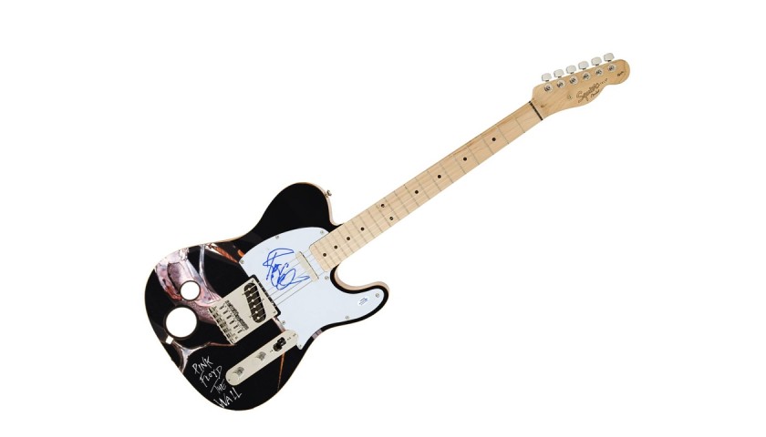 Roger Waters Signed Custom Guitar