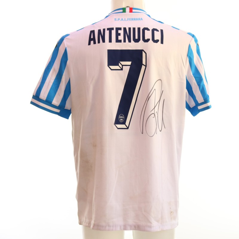 Antenucci's Signed Unwashed Shirt, SPAL vs Ascoli 2024 