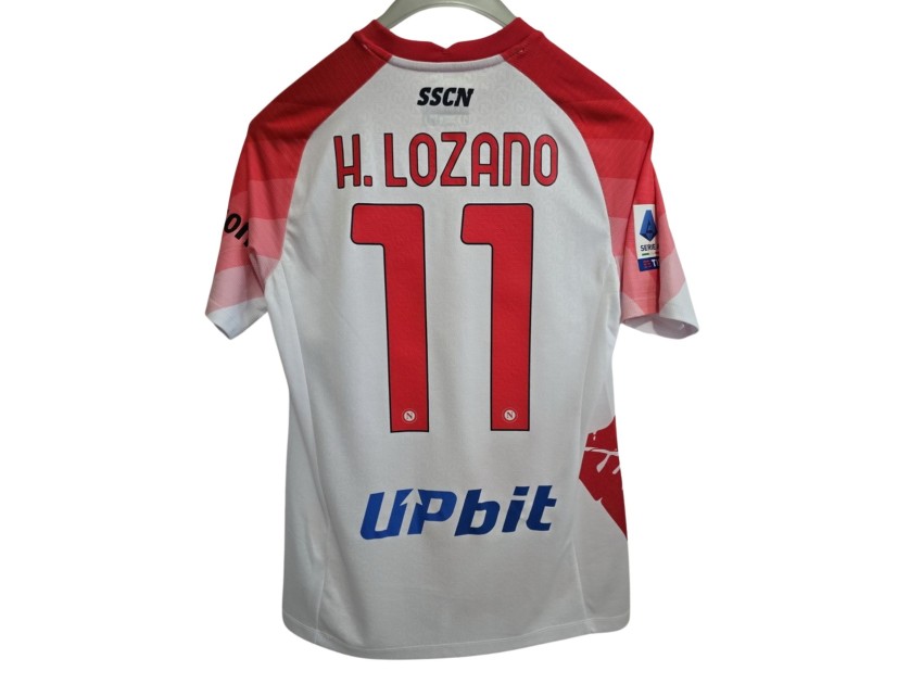 Lozano's Napoli Issued Shirt, 2022/23 - Valentine's Day Special Edition