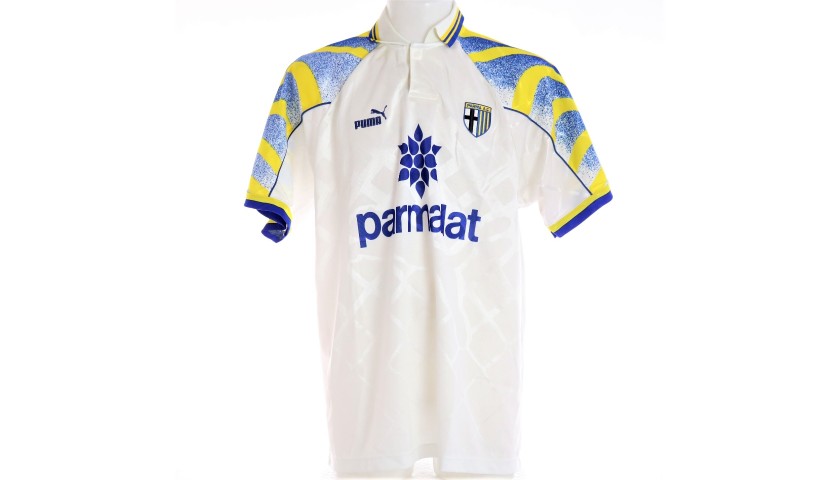 Baggio's Parma Worn Shirt, 1995/96 - CharityStars