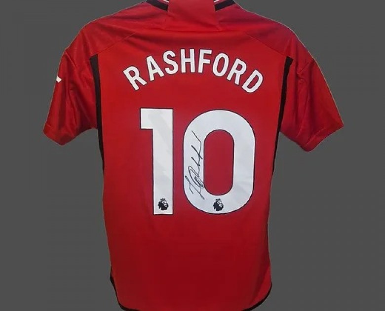 Manchester United Jersey Custom RASHFORD #10 Soccer Jersey Home 2023/24