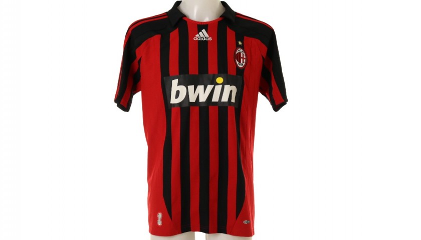 Ricardo Kaka Autographed AC Milan White Soccer Jersey - BAS